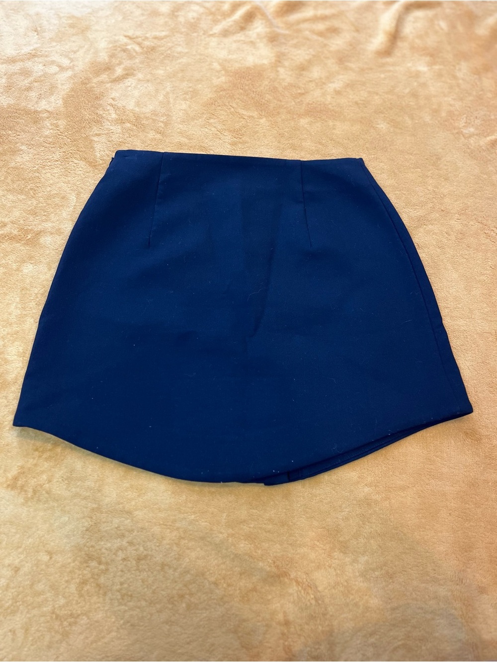 Zara Navy Button-Front Mini Skirt - Picture 8 of 8